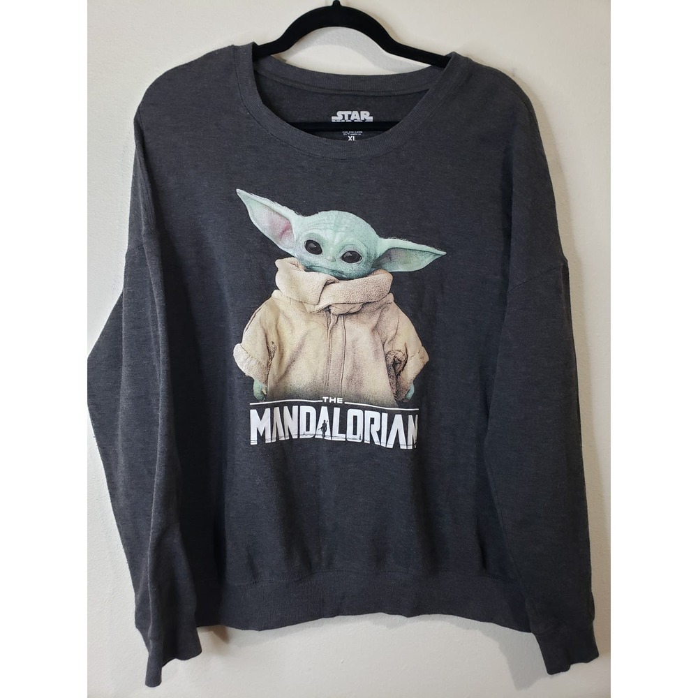 Star Wars Mandalorian Din Grogu Sweatshirt XL Unisex Men or Womens